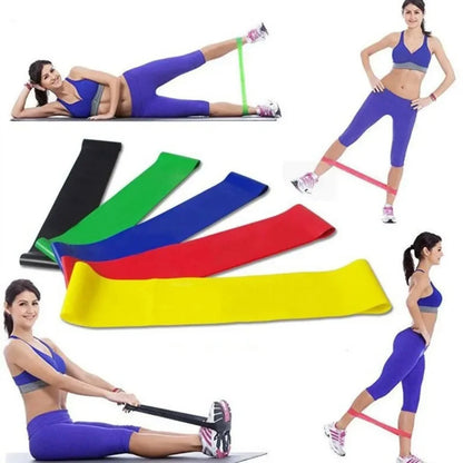 New 1Pcs Yoga Resistance Bands Fitness Rubber Band Elastic Set Circle Expander Bands Gym Fitness Booty Band Workout