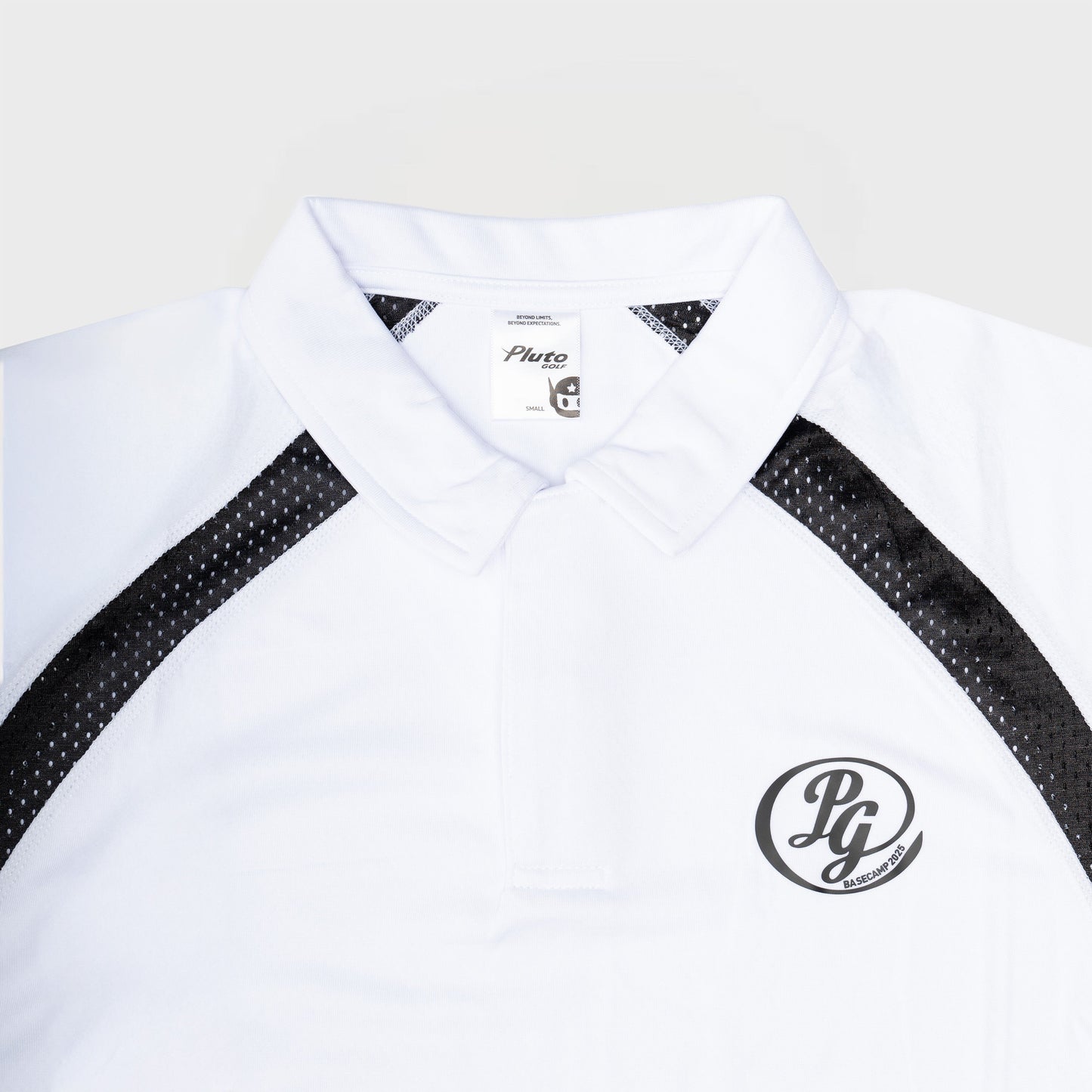 JERSEY POLO | WHITE/BLACK