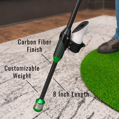 DriVR Elite Mini -  Adjustable VR Weighted Golf Club Handle Accessory - Compatible with Quest 2, 3/3s, and Pro