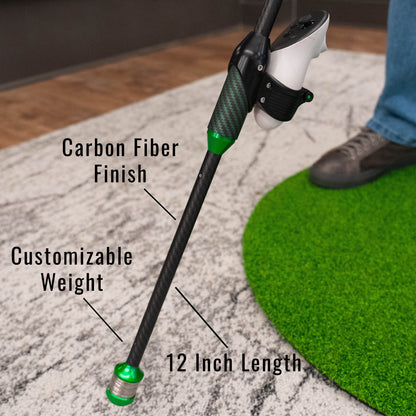 DriVR Elite Mini -  Adjustable VR Weighted Golf Club Handle Accessory - Compatible with Quest 2, 3/3s, and Pro