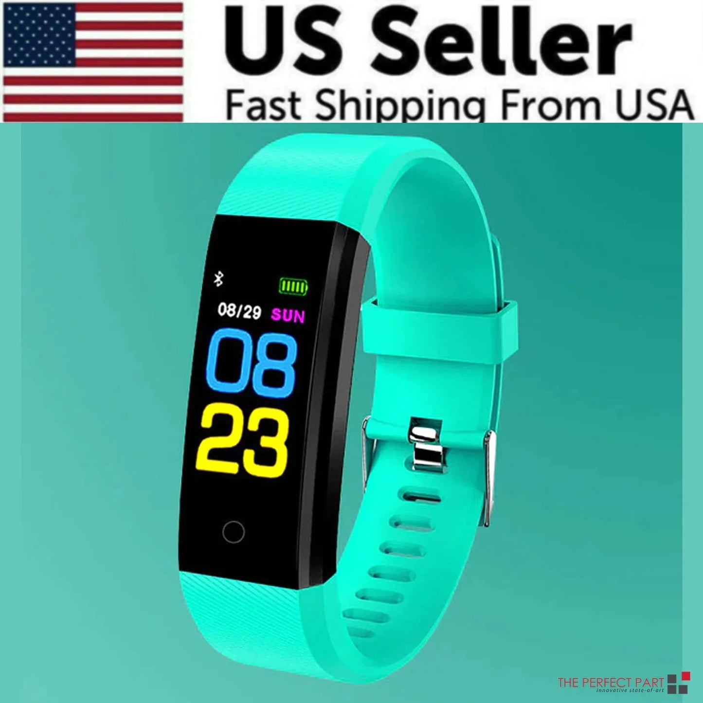 IP67 Waterproof Fitness Tracker Smart Watch with Heart Rate, BP, Sleep & Multi‑Sport