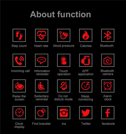 IP67 Waterproof Fitness Tracker Smart Watch with Heart Rate, BP, Sleep & Multi‑Sport