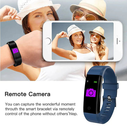 IP67 Waterproof Fitness Tracker Smart Watch with Heart Rate, BP, Sleep & Multi‑Sport