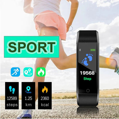 IP67 Waterproof Fitness Tracker Smart Watch with Heart Rate, BP, Sleep & Multi‑Sport